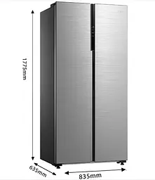 Холодильник MIDEA MDRS619FIE46 нерж. - мініатюра 3