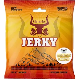 М'ясні снеки Ch!arky Джерки курячі з кунжутом 45 г