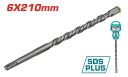Бур TOTAL TAC310603 SDS plus 6x210мм (7090240)