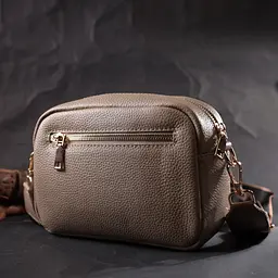 Ідеальна сумка жіноча з натуральної м'якої шкіри Vintage 20х13,5х7 см sum0029053 - мініатюра 10