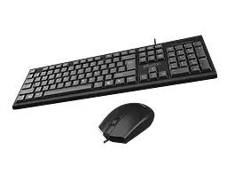 Набір комбо 2-в-1 клавіатура миша MeeTion MT-C100 Keyboard and Mouse USB Corded RU/EN розкладки - мініатюра 5