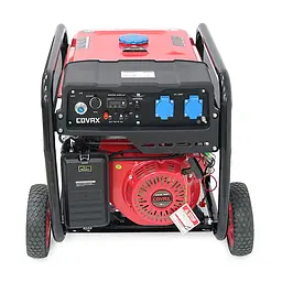 Генератор бензиновий COVAX XL8500CV-E2, 6.0kW, однофазний 220V, 50Hz, DC12V, 15HP, Electric Starter, tank 25L, 690x535x555mm - мініатюра 3