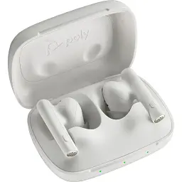Навушники TWS Poly Voyager Free 60 Earbuds + BT700C + BCHC White - мініатюра 5