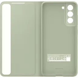 Оригінальний чохол-книжка для Samsung Galaxy S21 FE (G990) S-View Clear View Smart Cover Olive Green EF-ZG990CMEGRU - мініатюра 5