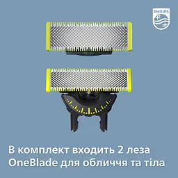 Електробритва Philips OneBlade 360, для обличчя та тіла (QP2830/20) - мініатюра 5