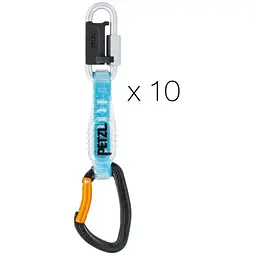 Набір відтяжек з карабінами Petzl Djinn Steel Axess and Go 8 mm 10 шт Multi Color (1052-M060EA00)