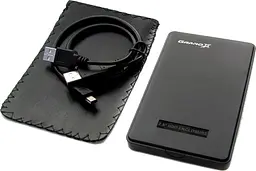 Кишеня зовнішня Grand-X HDE22 2.5" USB 2.0 black - мініатюра 3
