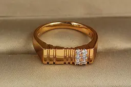 Кільце Xuping Jewelry жіноча печатка р 18 золотисте