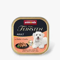 Вологий корм для собак Animonda Vom Feinsten delicious sauce Adult with Chicken + salmon з куркою та лососем, 150 г