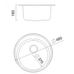 Мийка кухонна HAIBA 440 decor (HB0525) - мініатюра 2