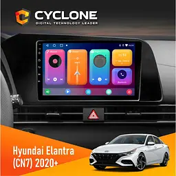 Штатна магнітола Hyundai Elantra 2021+ Cyclone C9-001 2x32 CPL Cyclone (НФ-00008768)