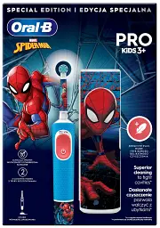 Зубна електрощітка Braun Oral-B Pro Kids D103.413.2KX Spider-Man - мініатюра 4