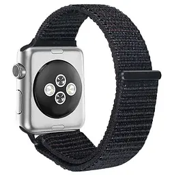 Нейлоновий ремінець Primo для Apple Watch 38 мм, 40 мм, 41 мм Black - мініатюра 2