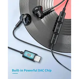 Навушники USB Type C HiFi з мікрофоном та регулятором гучності - мініатюра 5