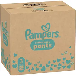 Уцінка. Набір підгузки-трусики Pampers Active Baby Pants 3 (6-11 кг) 204 шт. - мініатюра 2