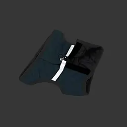 Шлея для собак м'яка AiryVest One, S1, 40-45х29-31 см, блакитний (29412) - мініатюра 3
