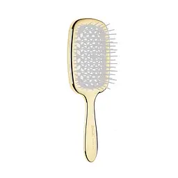 Щітка для волосся золото з білим Superbrush Janeke