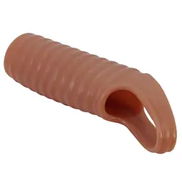 Насадка на пеніс Pretty Love Penis Sleeve Hartman, 11.2 см (тілесний) - мініатюра 4