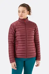 Жіночий пуховик Rab Microlight Jacket Womens 12 Бордовий