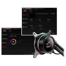 СВО ASUS ROG Ryuo Aura OLED 120 (90RC0010-M0UAY0) - мініатюра 3