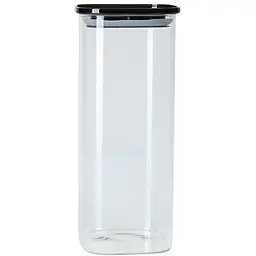 Ємність для зберігання MBM HOME 1.9 л прозора/сіра (KP-146 L T/GRAY)