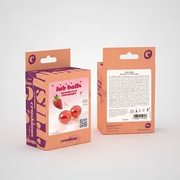 Вибухові кульки зі смаком шампанського із вершками Crushious Balls lub strawberry&champagne - мініатюра 3