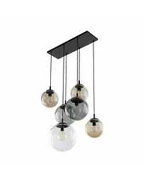 Підвісний світильник TK Lighting 4819 Esme E27 6x15W IP20 Bk - мініатюра 3