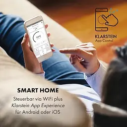 Інфрачервоний обігрівач Klarstein Hot Spot Crystal Reflect Smart (10035063) - мініатюра 6