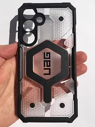Оригінальний протиударний чохол для Samsung Galaxy S25 PLUS UAG Pathfinder MagSafe Clear Ice UAG214484114340 (S936) - мініатюра 8