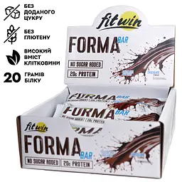 Батончик Forma Bar, 12x60 грам Шоколад FitWin fit0018260 - мініатюра 1