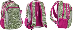 Рюкзак жіночий Paso Barbie Tropical Leaves BAL-2808 25L Різнокольоровий - мініатюра 4