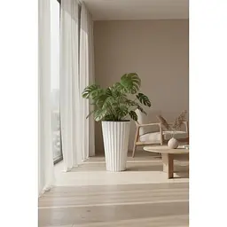Вазон для квітів Serinova Lilium 9 л білий (40-LVT107204-200100) - мініатюра 5