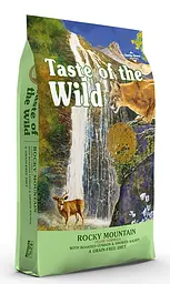 Сухий корм для дорослих кішок Taste of the Wild Rocky Mountain Feline Cat з олениною та лососем 6,6 кг (9764-HT77)