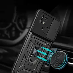 Панель BeCover Military для Xiaomi Redmi 10C Black (707425) - мініатюра 4