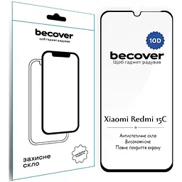 Скло захисне BeCover 10D Xiaomi Redmi 15C 4G/5G Black (713908)