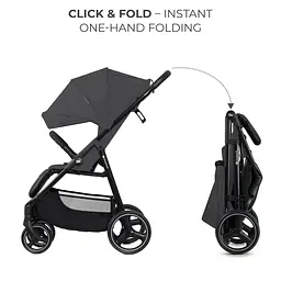 Прогулянкова коляска Kinderkraft Trig 3 Granite Grey (KSTRIG03GRY0000) - мініатюра 2