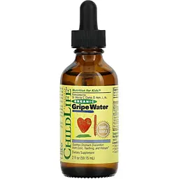 Кропова вода для немовлят ChildLife Essentials Organic Gripe Water органічна 59 мл - мініатюра 2