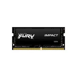 Модуль пам'яті для ноутбука SoDIMM DDR4 8GB 3200 MHz Fury Impact Kingston Fury (ex.HyperX) (KF432S20IB/8) - мініатюра 2