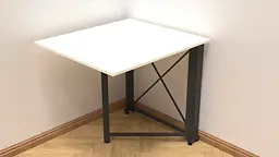 Стіл-книга трансформер Оріон 1 Ferrum-decor 750x810x730 Чорний метал ДСП Біле 16 мм (FRD-104597) - мініатюра 5