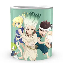 Кухоль GeekLand Dr. Stone Доктор Стоун Сенку Кохаку Суйка Хром Касекі DS 02.06 330 мл білий - мініатюра 2