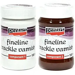 Набір двокомпонентний кракелюр Pentart Fineline 2x100 мл