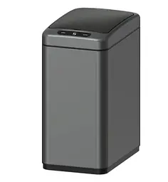 Відро для сміття сенсорне прямокутне Koer TC-020408-07 8 л графіт (KR5590) - мініатюра 1