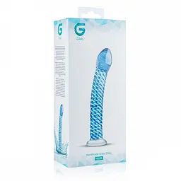 Стеклянный дилдо Gildo Glass Dildo No. 5, 18х3.5 см - миниатюра 6