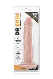 Фалоімітатор Blush Dr. Skin Realistic 7.5", 17.8 см (тілесний) - мініатюра 5