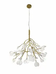 Люстра стельова Levistella 918LP272-36 GD+CL, G4, 36 плафонів, золото, білий, сучасний стиль