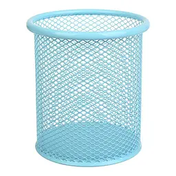 Підставка для ручок, 9х9,8 см, металева блакитна PASTEL BM.6202-14 Buromax