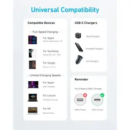 Кабель для передавання даних Anker 322 USB-C to USB-C 0.9 m Black (A81F5G11) - мініатюра 2