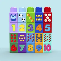 Конструктор Mega Bloks Автобус з цифрами (JKG34) - мініатюра 3
