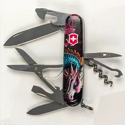 Ніж Victorinox Climber Zodiac 91мм 14функ Лазурний дракон - мініатюра 3