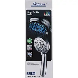 Ручний душ Storm SH-04-D10M5-LED ST0005, Хром - мініатюра 2